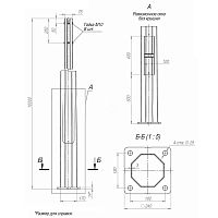 Опора ОГКЛф-10.0(К240-180-4х25)-ц 10м картинка 